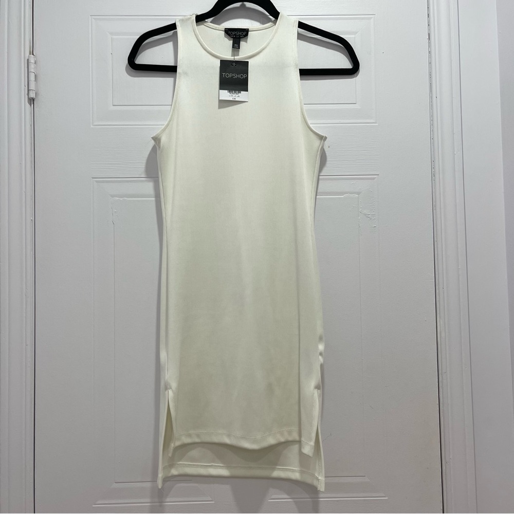 OFF WHITE SLIT DRESS